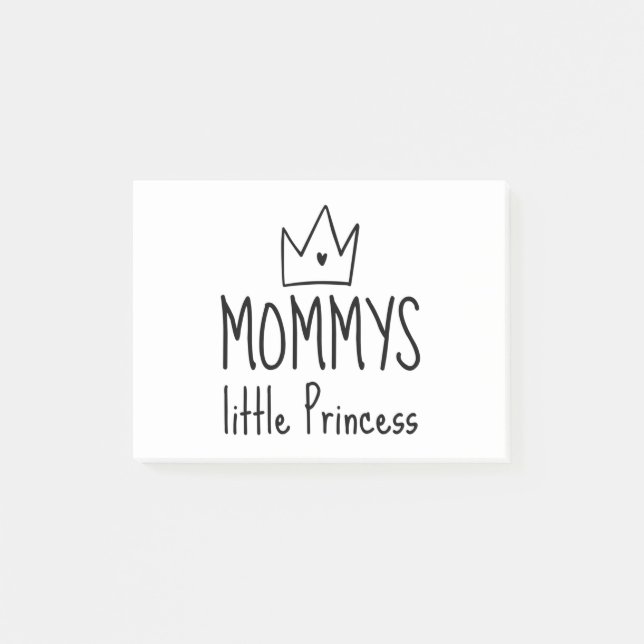 Mommys Little Princess Post-it Block (Framsida)