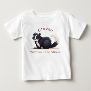 Mommys Little Stinker Cute Skunk T Shirt