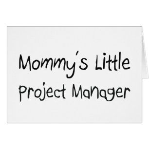 Mommys projekterar lite chefen hälsningskort