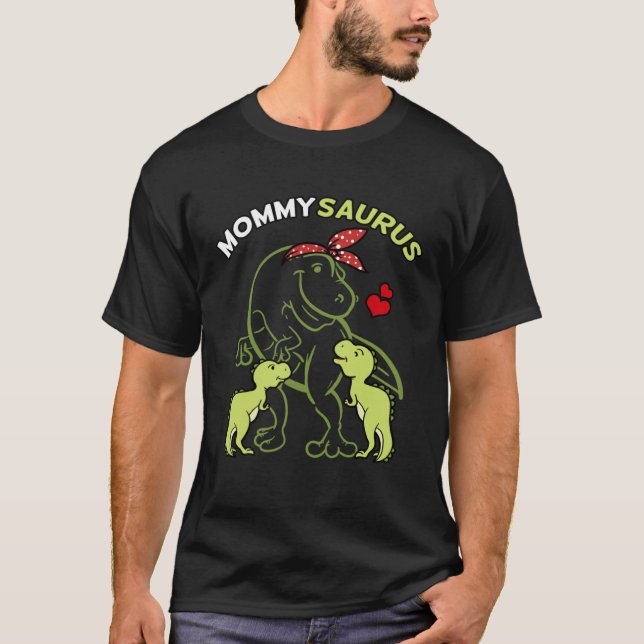 Mommysaurus Dinosaur Mom Dino Mother s Day T Shirt (Framsida)