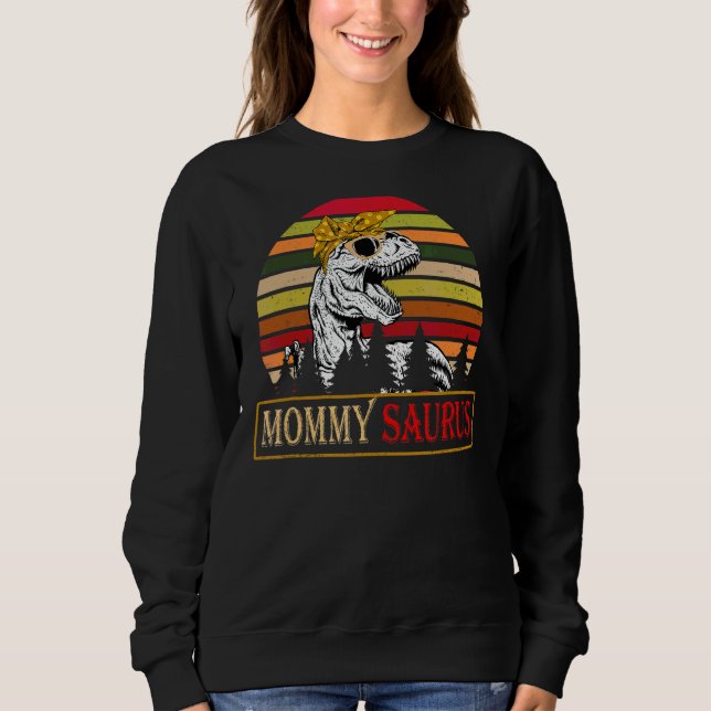 Mommysaurus Rex Dinosaur Mamma Saurus Family Mothe T Shirt (Framsida)