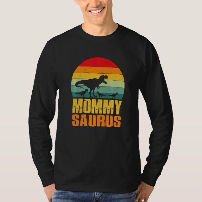 Mommysaurus Rex Dinosaur Mommy Saurus Family Match T Shirt (Framsida)