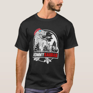Mommysaurus Saurus Family Dinosaur för Dino 1 T Shirt