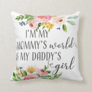 Mommy'sens barnkammare för babyen för flickan för kudde
