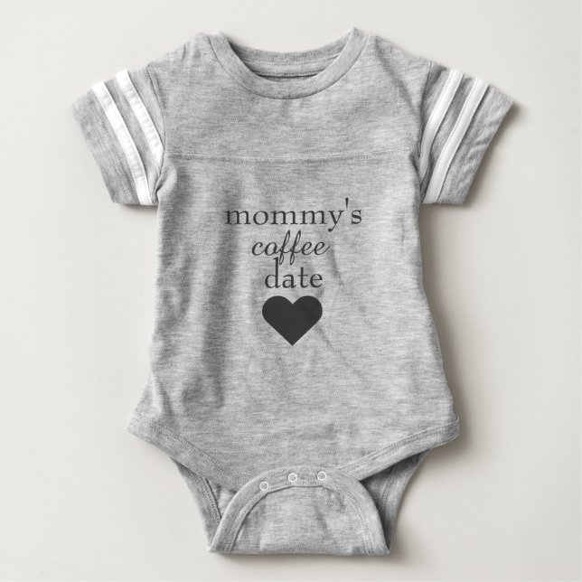 Mommy'sens kaffe daterar tee shirt (Framsida)