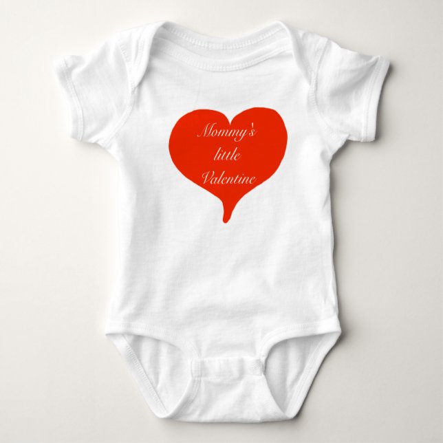 Mommy'sens valentin lurar lite T-tröja T Shirt (Framsida)