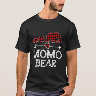 Momo Bear jul jul Pajama Red Play Buffalo Famil T Shirt