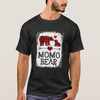 Momo Bear jul jul Pajama Red Play Buffalo Famil T Shirt