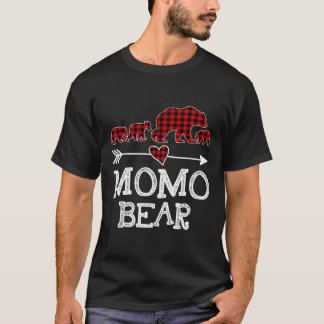 Momo Bear jul jul Pajama Red Play Buffalo Famil T Shirt