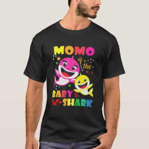 Momo of the Birthday Shark Pappa, Mamma Matching F T Shirt