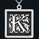 Momogram Silver Necklace Silverpläterat Halsband<br><div class="desc">Behåll Necklaces Välj antingen Silver Plattat Guld Avsluta eller Sterling silver Unik Personlig Anpassningsbar !st Bröllopsfest för julklapp av Bröllop Keepsakt Necklaces - om du vill ändra bakgrund färg - klicka på anpassa - klicka på redigera - välj sista verktyg i rullgardinsmenyn och välj från ett av de färger som...</div>