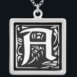 Momogram Silver Necklace Silverpläterat Halsband<br><div class="desc">Keepsakes Necklaces Välj antingen Silver Plattat Guld Avslutar eller Sterling silver Unik Personlig Anpassningsbar !st julgåva eller medeltida bröllop, lejon rampant, monogram, renaissance bröllop, vintage lejon bröllop, prinsessan knight in sharor, sagel moody, bröllop gothic mitten, mörk ålders bröllop bröllop, viking Bröllop, Bröllopsfest Key Dölj färg Necklaces - om du vill...</div>
