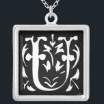 Momogram Silver Necklace Silverpläterat Halsband<br><div class="desc">Behåll Necklaces Välj antingen Silver Plattat Guld Avsluta eller Sterling silver Unik Personlig Anpassningsbar !st Bröllopsfest för julklapp av Bröllop Keepsakt Necklaces - om du vill ändra bakgrund färg - klicka på anpassa - klicka på redigera - välj sista verktyg i rullgardinsmenyn och välj från ett av de färger som...</div>