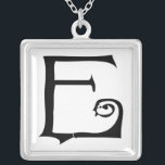 Momogram Silver Necklace Silverpläterat Halsband<br><div class="desc">Goth Inspired Aesthetic Keepsak Necklaces Välj antingen Silver Plated Guld Avslutar eller Sterling silver Unified Personlig Anpassningsbar !st jul Gift Bröllop Keepsak Bröllopsfest Necklaces - om du vill ändra bakgrund färg - klicka på anpassa - klicka på redigera - välj sista verktyg i rullgardinsmenyn och välj från ett av de...</div>