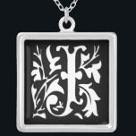 Momogram Silver Necklace Silverpläterat Halsband<br><div class="desc">Behåll Necklaces Välj antingen Silver Plattat Guld Avsluta eller Sterling silver Unik Personlig Anpassningsbar !st Bröllopsfest för julklapp av Bröllop Keepsakt Necklaces - om du vill ändra bakgrund färg - klicka på anpassa - klicka på redigera - välj sista verktyg i rullgardinsmenyn och välj från ett av de färger som...</div>