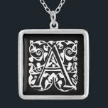Momogram Silver Necklace Silverpläterat Halsband<br><div class="desc">Behåll Necklaces Välj antingen Silver Plattat Guld Avsluta eller Sterling silver Unik Personlig Anpassningsbar !st Bröllopsfest för julklapp av Bröllop Keepsakt Necklaces - om du vill ändra bakgrund färg - klicka på anpassa - klicka på redigera - välj sista verktyg i rullgardinsmenyn och välj från ett av de färger som...</div>