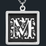 Momogram Silver Necklace Silverpläterat Halsband<br><div class="desc">Behåll Necklaces Välj antingen Silver Plattat Guld Avsluta eller Sterling silver Unik Personlig Anpassningsbar !st Bröllopsfest för julklapp av Bröllop Keepsakt Necklaces - om du vill ändra bakgrund färg - klicka på anpassa - klicka på redigera - välj sista verktyg i rullgardinsmenyn och välj från ett av de färger som...</div>