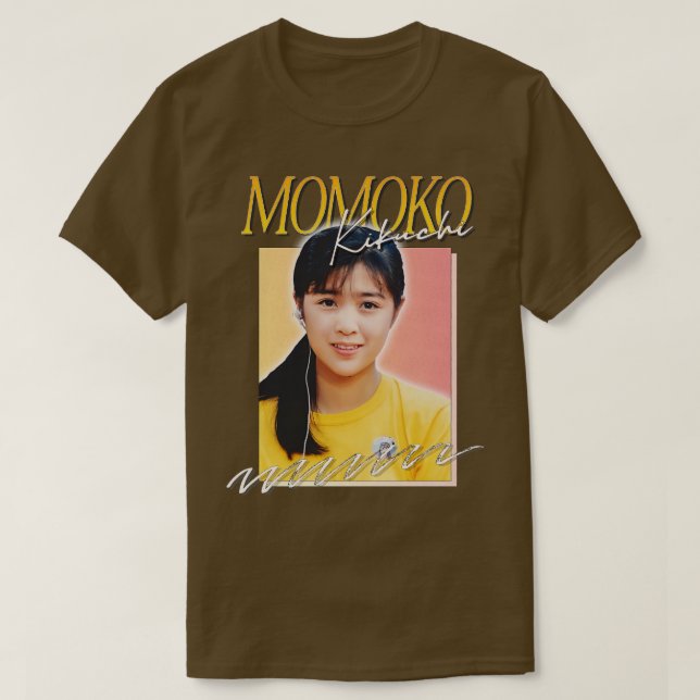 Momoko Kikuchi Retro 80s Design T Shirt (Design framsida)