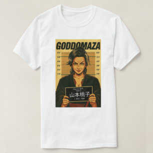 MOMOKO MUGSHOT FALL FÄRG (JAPANSE-TEXT) T SHIRT