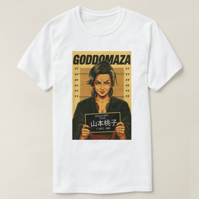 MOMOKO MUGSHOT FALL FÄRG (JAPANSE-TEXT) T SHIRT (Design framsida)