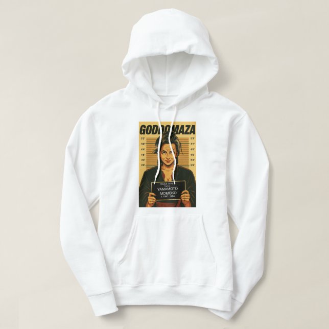 MOMOKO MUGSHOT HOODIE HÖST FÄRGER (Design framsida)