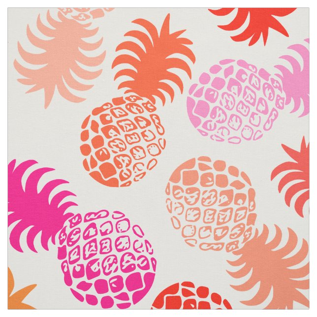 Momona hawaiansk tropisk ananas tyg (Provkarta)