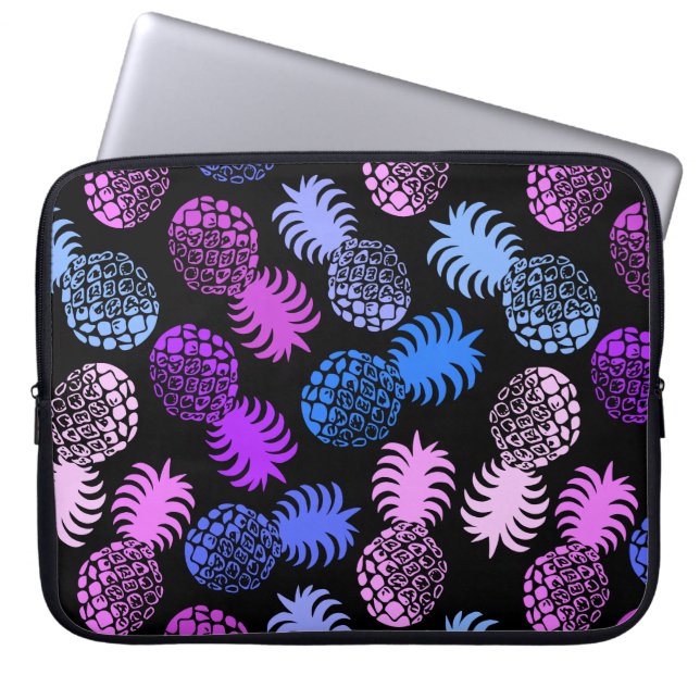 Momona Hawaiian Pineapple Neoprene Wetdräe Laptop Fodral (Framsidan)