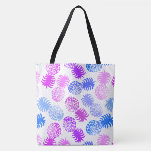 Momona Hawaiian Tropical Pineapple Beach Bag Tygkasse