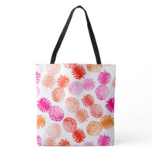 Momona Hawaiian Tropical Pineapple Beach Bag