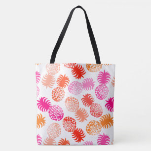 Momona Hawaiian Tropical Pineapple Beach Bag Tygkasse
