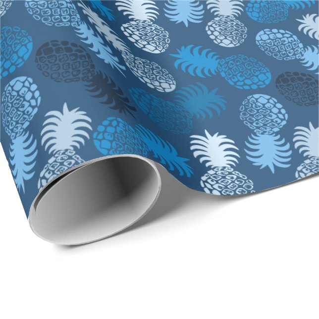 Momona Hawaiian Tropical Pineapple Presentpapper (Rullad Hörn)