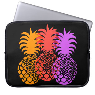 Momona Pineapple Hawaiian Neoprene Wetdräe Laptop Sleeve