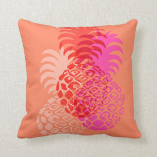 Momona Pineapple Hawaiian Tropical Reversible Kudde