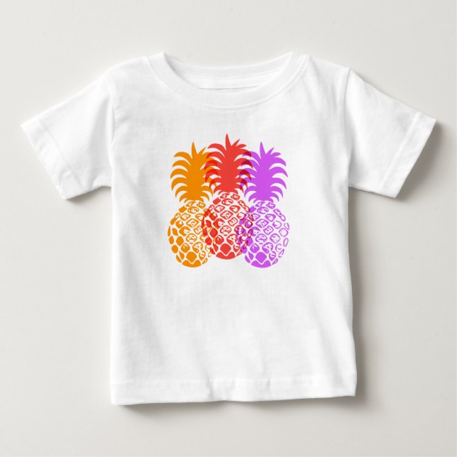 Momona Pineapple Hawaiian Tropical Tröja (Framsida)