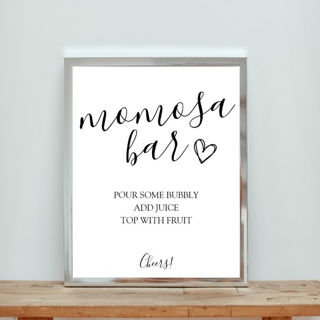 Momosa Pub Baby Shower Sign Poster (Skapare uppladdad)
