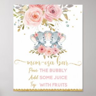 Momosa Pub Mimosa Pub Twillingar Elephant Baby Sho Poster