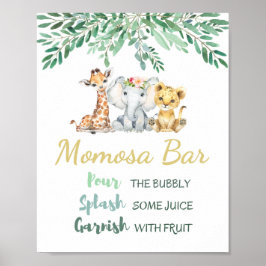 Momosa Pub Sign Poster