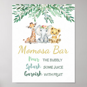 Momosa Pub Sign Poster