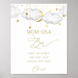 Momosa Pub-skylt, babysknappar Pub Poster