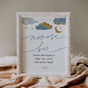 Momosa Pub Twinkle Little Star Baby Shower Boy Poster