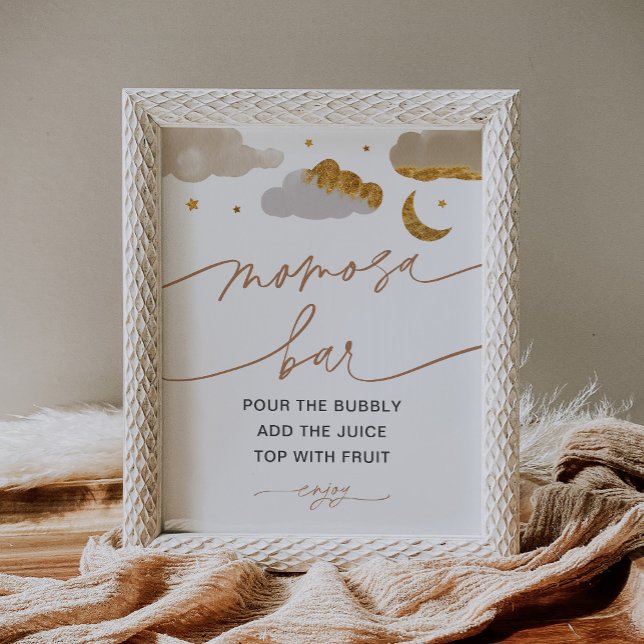 Momosa Pub Twinkle Little Star Baby Shower Sign Poster (Skapare uppladdad)