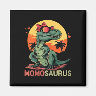 Momosaurus Dino Dinosaur Momo-saurus T-rex Mor" Magnet
