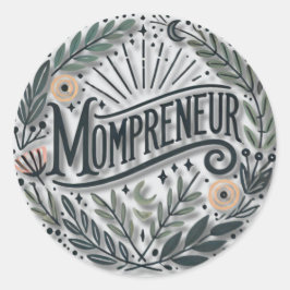 Mompreneur ThBäste Runt Klistermärke