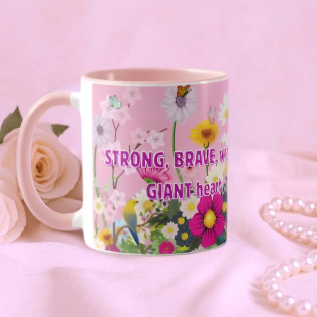 Mom's floral coffee mug mugg (Skapare uppladdad)