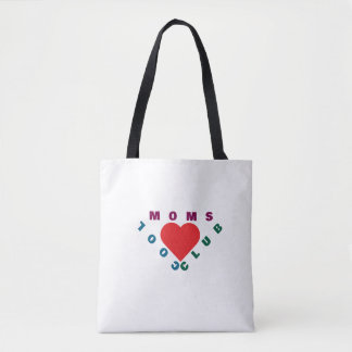 Moms Make Everything Better | Cute Heart Tote Bag Tygkasse