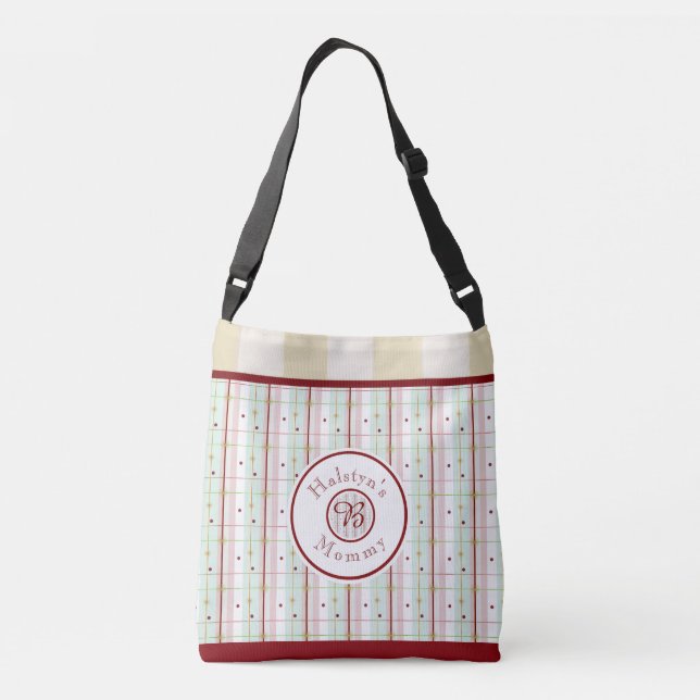 Mom's Monogram Kid Essentials Tote - Dijon Axelväska (Baksida)