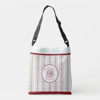 Mom's Monogram Kid Essentials Tote - Mint Axelväska