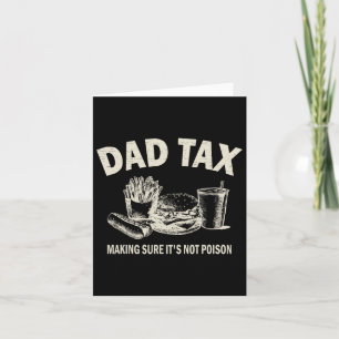 Moms Skapar att det inte är Poison. Funny Fars dag Kort