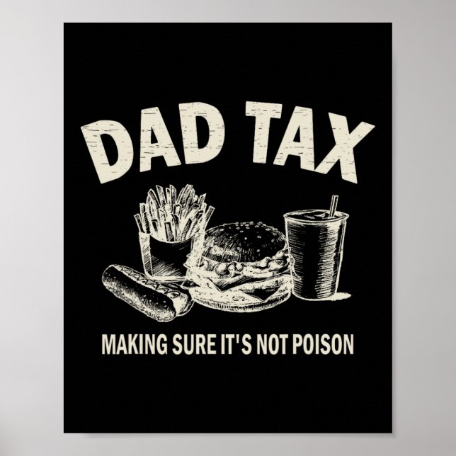 Moms Skapar att det inte är Poison. Funny Fars dag Poster (Framsidan)