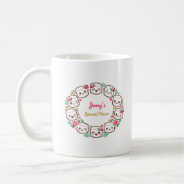 Mom's Special Floral Wreath Mug Mother's Day 2026" Kaffemugg